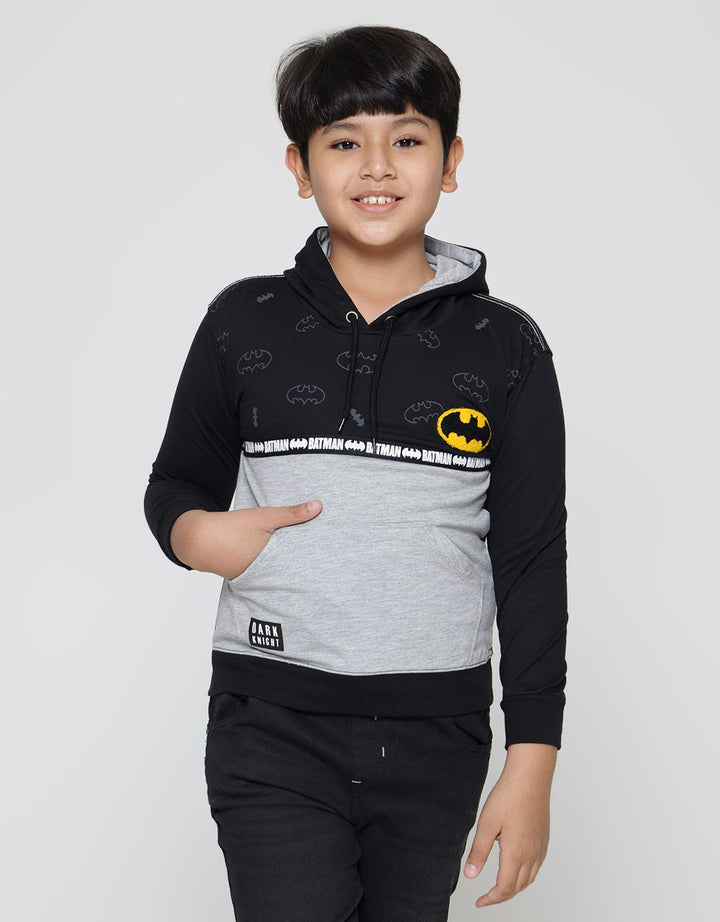 Character Sweater Hood Batman Cut Sewn