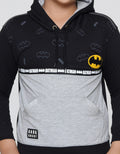Character Sweater Hood Batman Cut Sewn