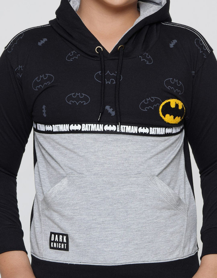 Character Sweater Hood Batman Cut Sewn