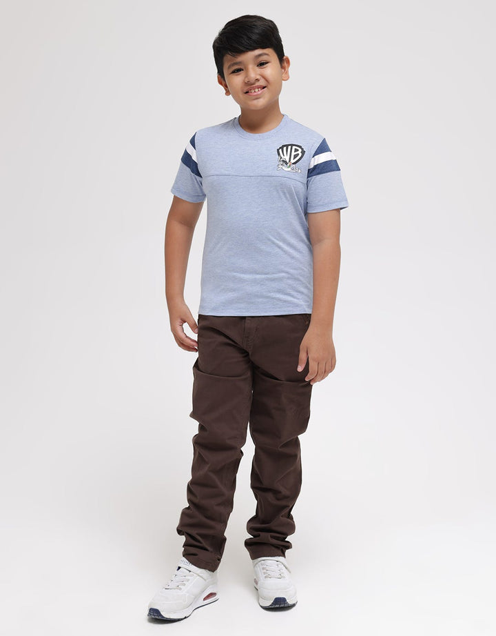 Character Short Sleeve T-Shirt Print Looney Toons Bugs Standing