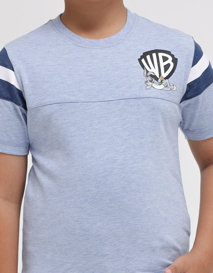 Character Short Sleeve T-Shirt Print Looney Toons Bugs Standing