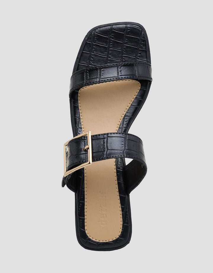 Details Buckle Strap Slipper Sandals Women