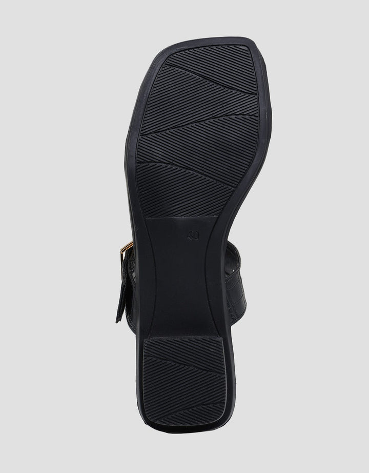 Details Buckle Strap Slipper Sandals Women