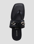 Details Gold Chain Buckle Women Sandals