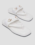 Details Gold Chain Buckle Women Sandals