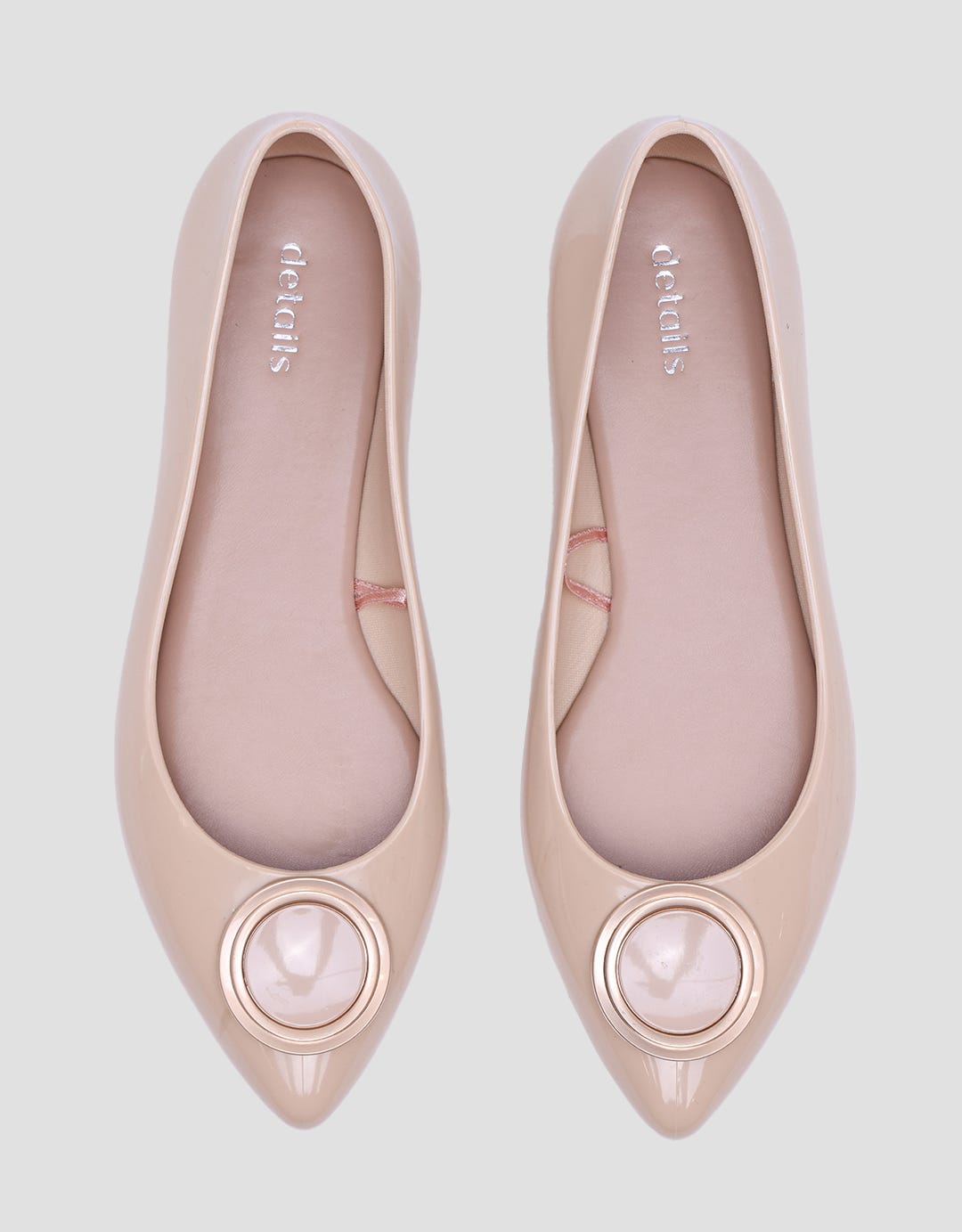 Details of Women's Pointy Brooch Flat Shoes