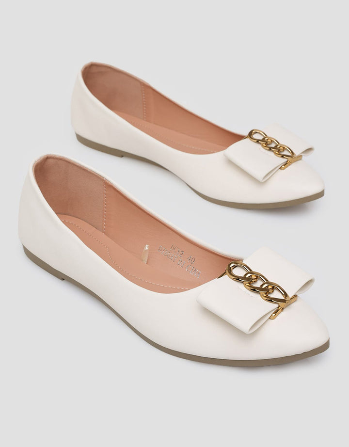 Details Ballerinas Women Chain Detail