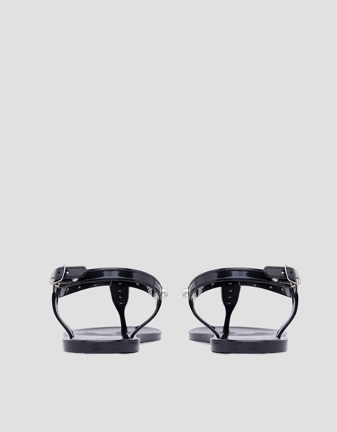 Details T Bar Pearl Sandal Slingback Wanita