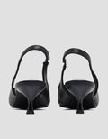 Details Slingback Shoes  With Ribbon Women