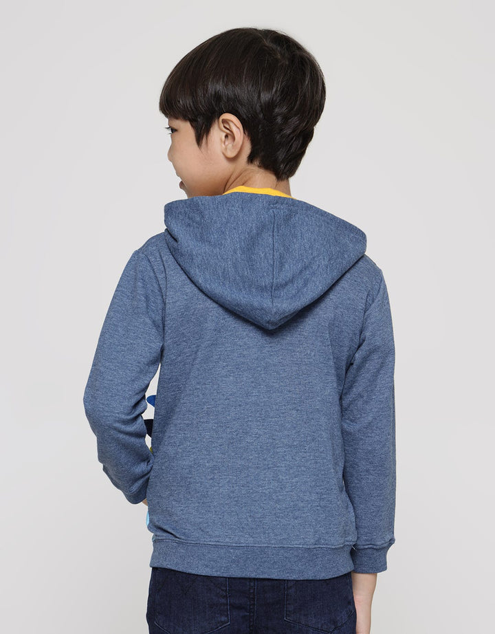 Little M Dino Cucuk Jaket Anak Laki-Laki