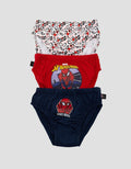 Marvel Brief Uw Pack Of 3 Spiderman Webbed Wonder
