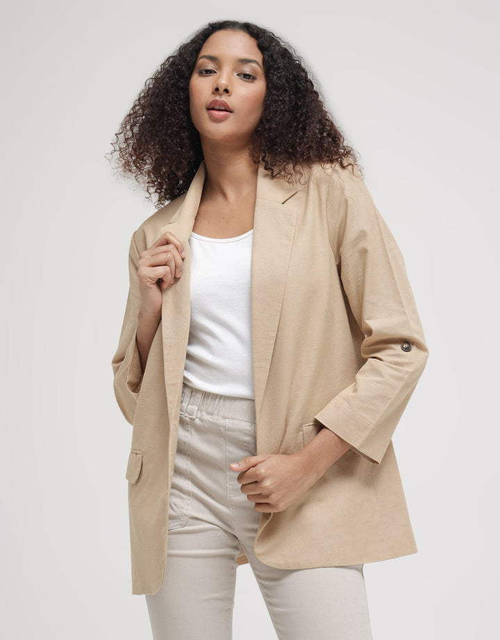 Details Blazer Oversize With Rollable Cuff