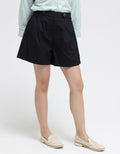 Details Short Pants With Elastic Waistband