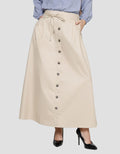 Annisa Button A Line Rok Panjang Wanita