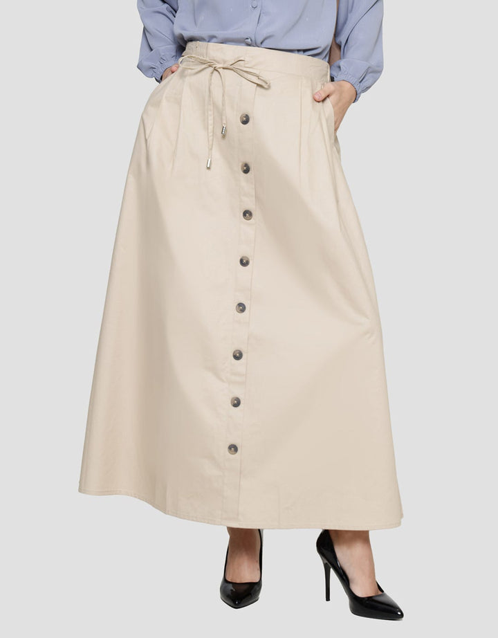 Annisa Button A Line Rok Panjang Wanita