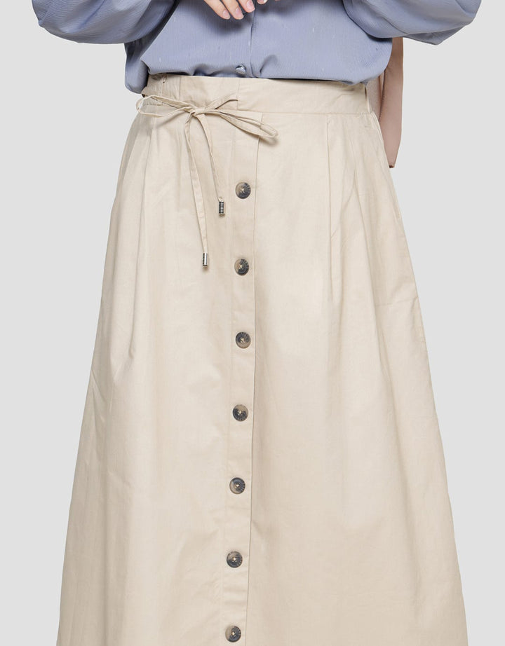Annisa Button A Line Rok Panjang Wanita