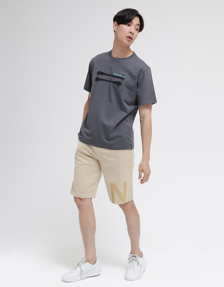 American Jeans Short Sleeve T-Shirt Reg Front And Back Print