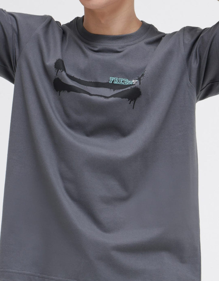 American Jeans Short Sleeve T-Shirt Reg Front And Back Print