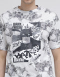 American Jeans Short Sleeve T-Shirt Tie Dye Print WB Batman Day