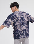 American Jeans Short Sleeve T-Shirt Oversized Tie Dye Front Print