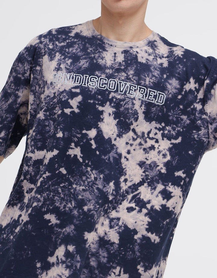 American Jeans Short Sleeve T-Shirt Oversized Tie Dye Front Print