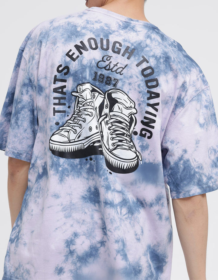 American Jeans Tie Dye Backprint Kaos Pria