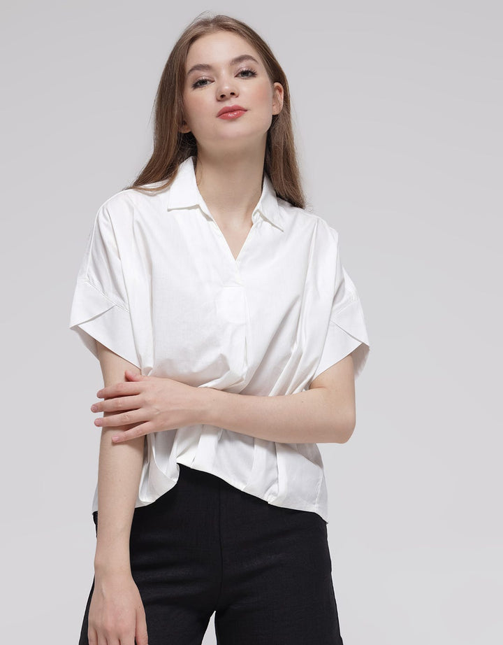 Connexion Pleated Waist Kemeja Wanita