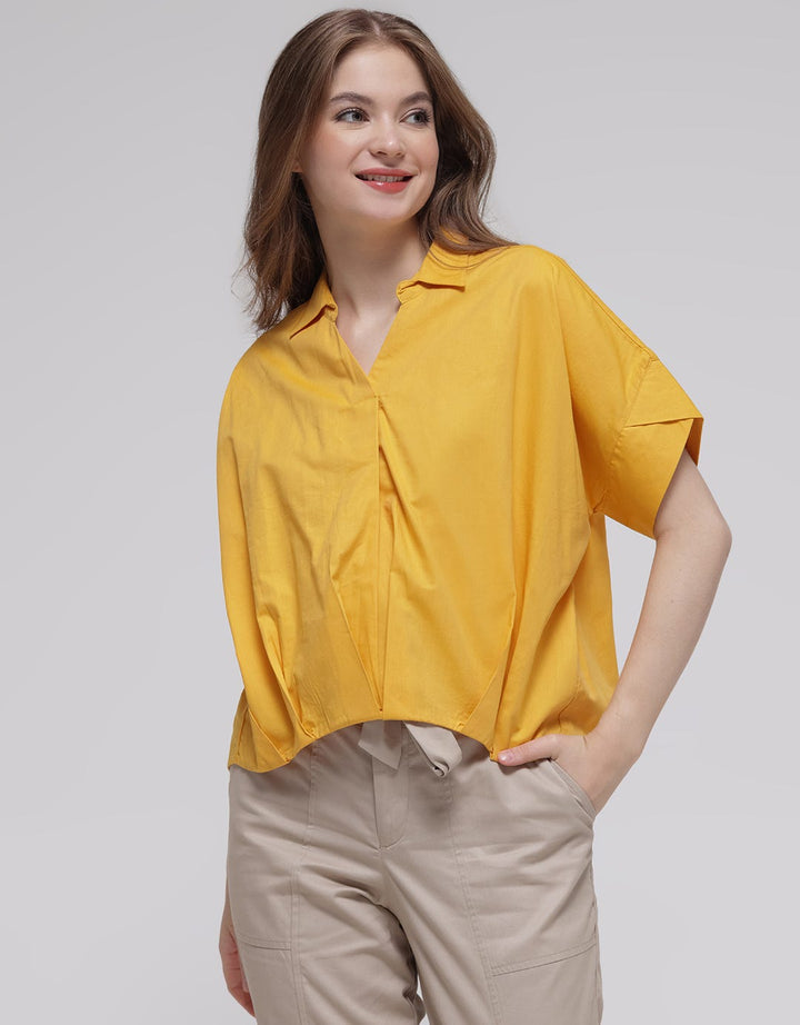 Connexion Pleated Waist Kemeja Wanita