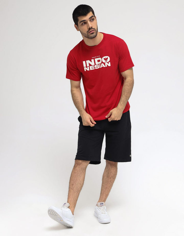 T Zone Short Sleeve T-Shirt Proud To Be Indonesian