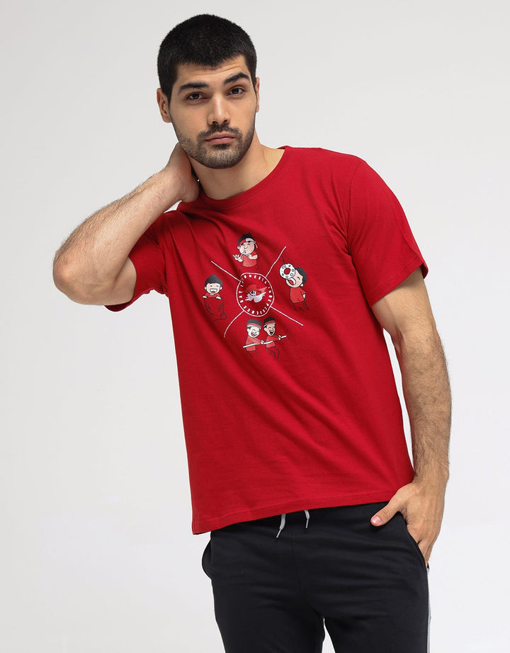 T Zone Short Sleeve T-Shirt Permainan 17An