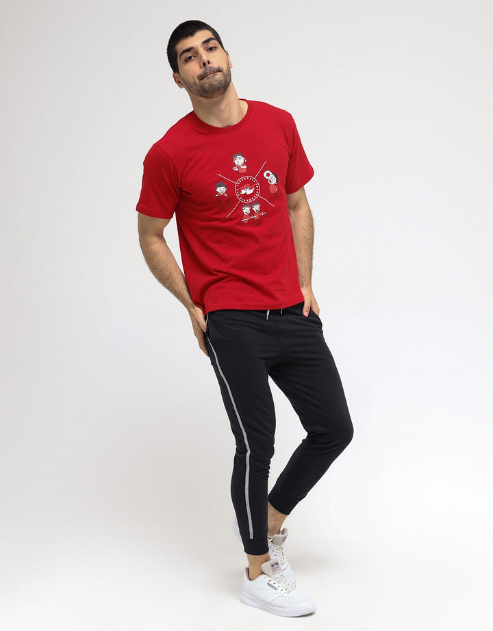 T Zone Short Sleeve T-Shirt Permainan 17An
