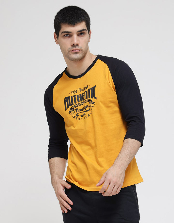 T Zone 3/4 Raglan T-Shirt Retro Authentic1