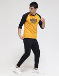T Zone 3/4 Raglan T-Shirt Retro Authentic1