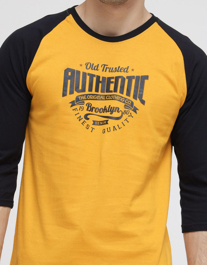 T Zone 3/4 Raglan T-Shirt Retro Authentic1