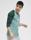 T Zone 3/4 Raglan T-Shirt Retro Ny Brooklyn
