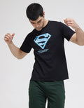 T Zone Superman Photoprint Casual Men's T-Shirt