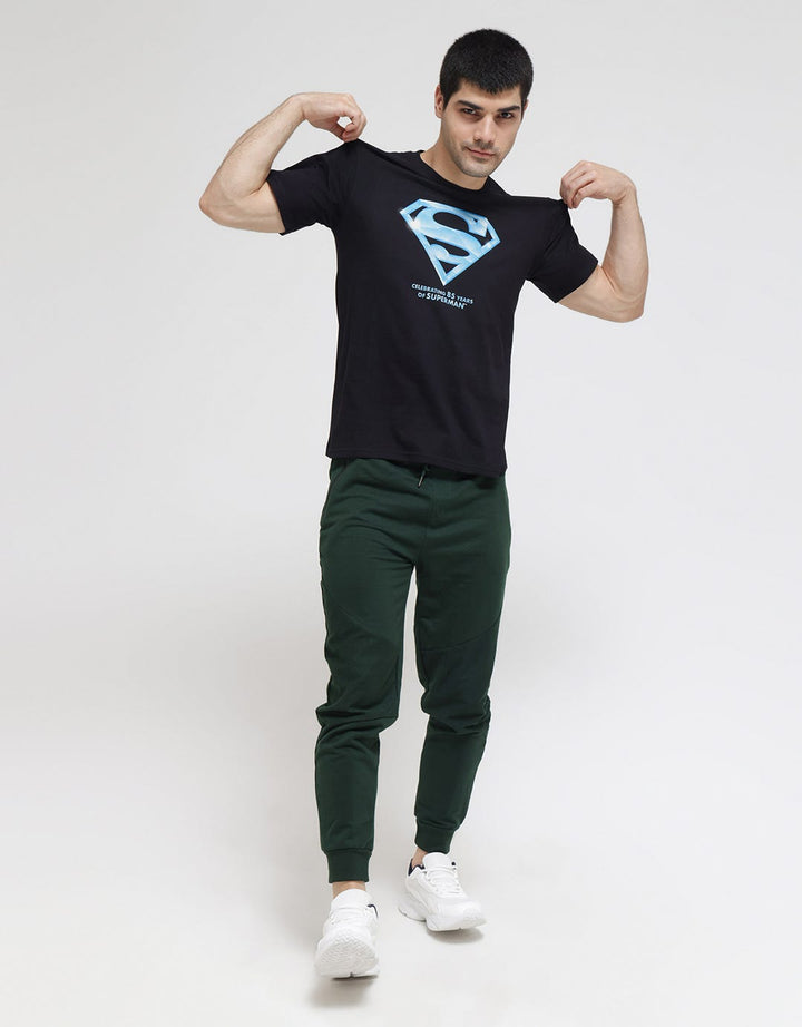 T Zone Superman Photoprint Casual Men's T-Shirt