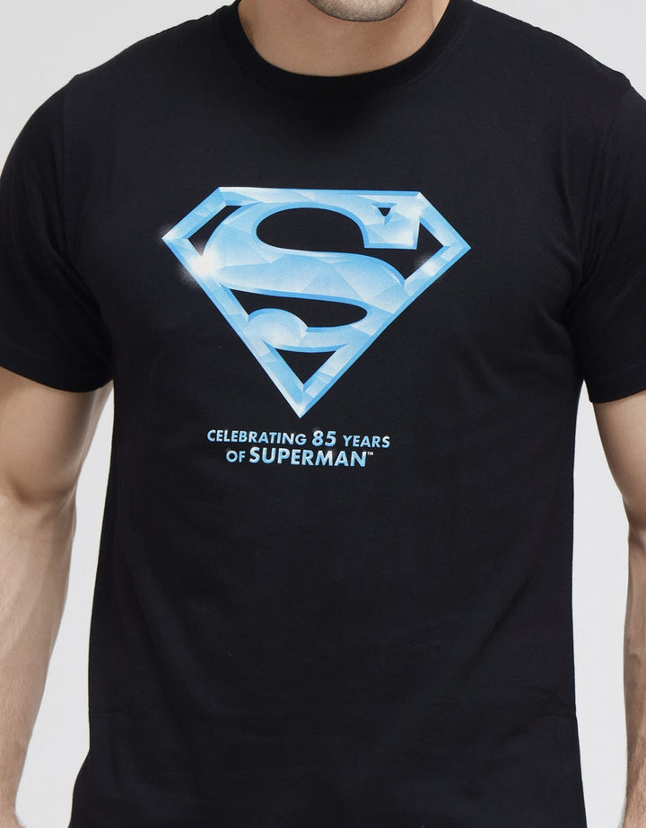 T Zone Superman Photoprint Casual Men's T-Shirt
