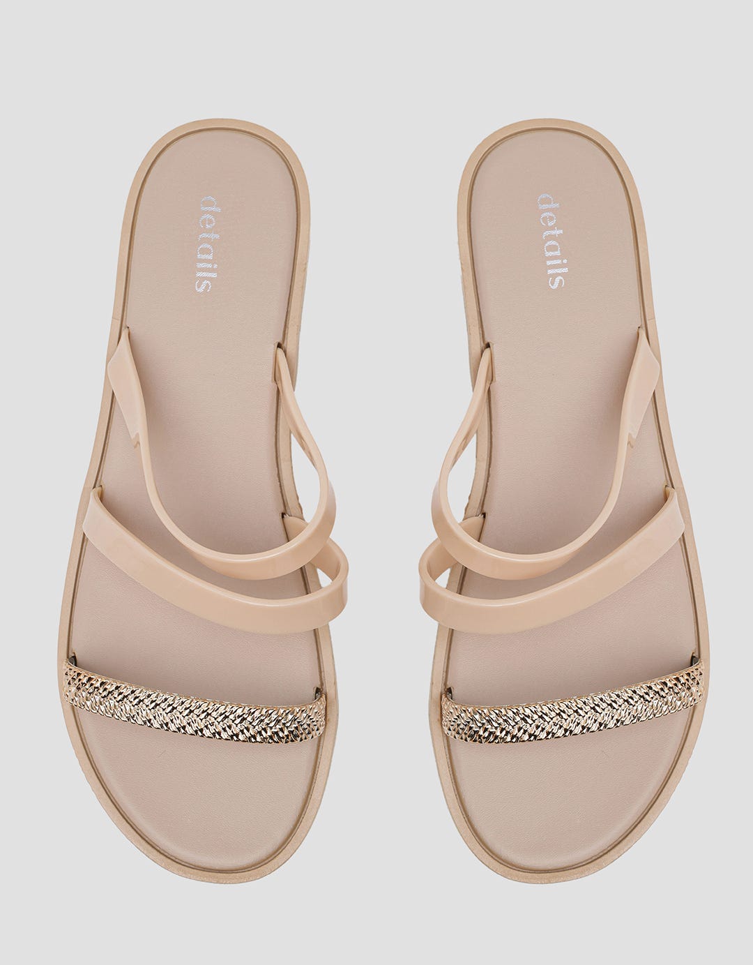 Details of Women's Double Slipper Flat Sandals
