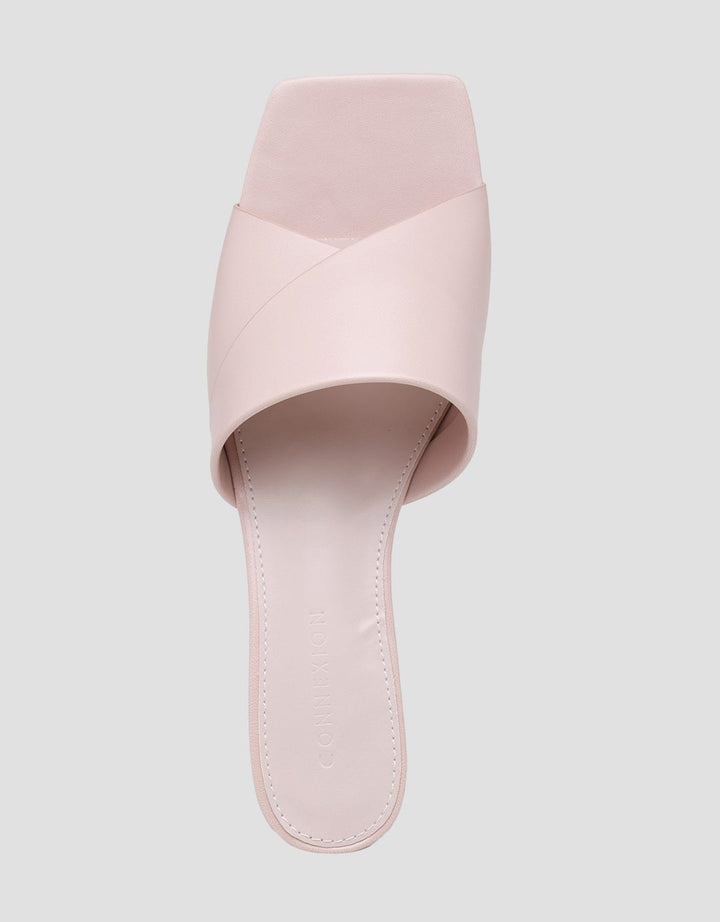 Connexion Slipper Cross Sandal Wedges Wanita