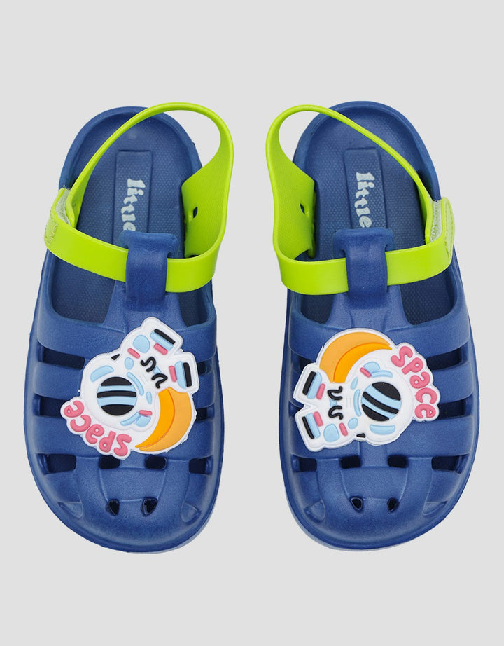 Little M Space Detail Slingback Boys Sandals