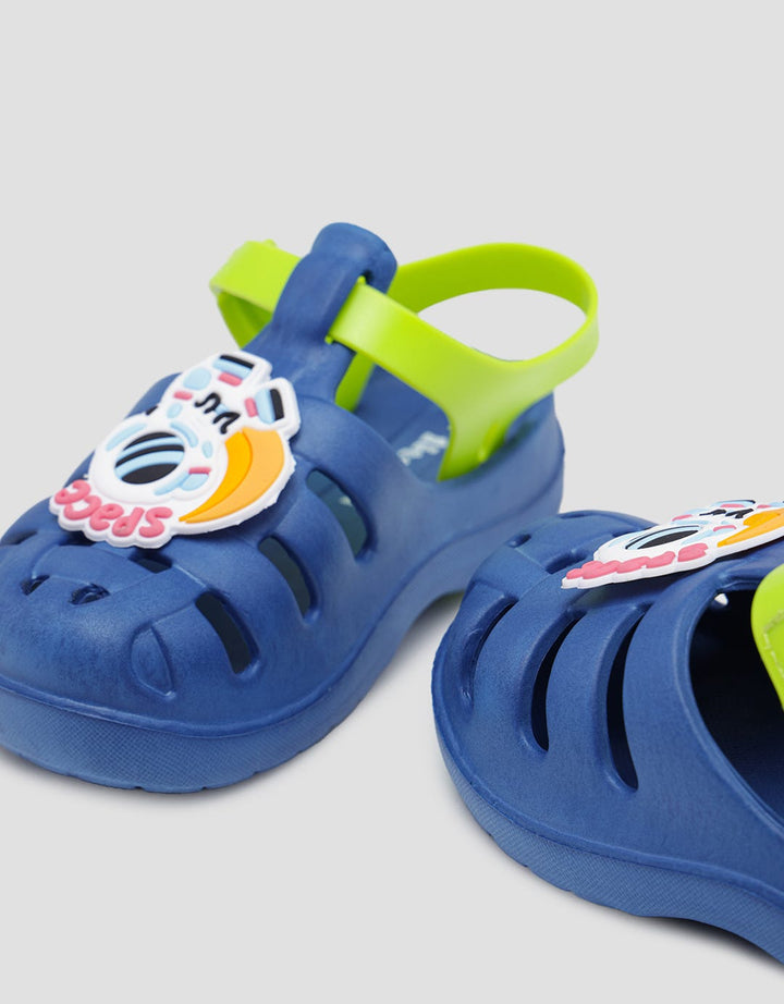 Little M Space Detail Slingback Boys Sandals