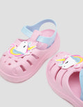 Little M Slingback Sandals Girls Unicorn