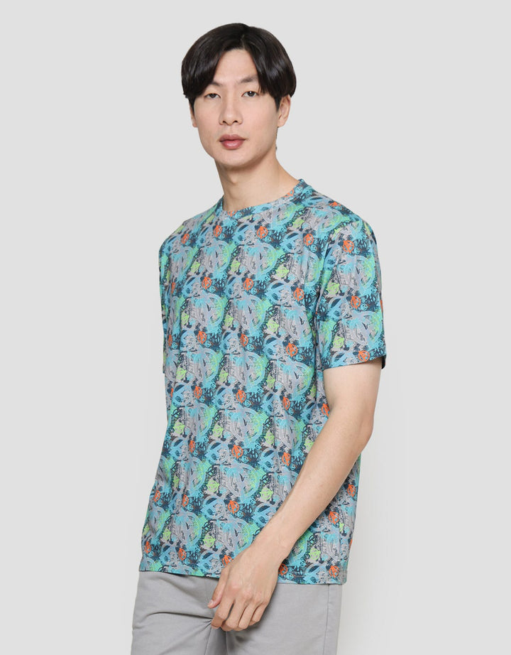 Marvel Avengers Logo Fullprint Kaos Pria