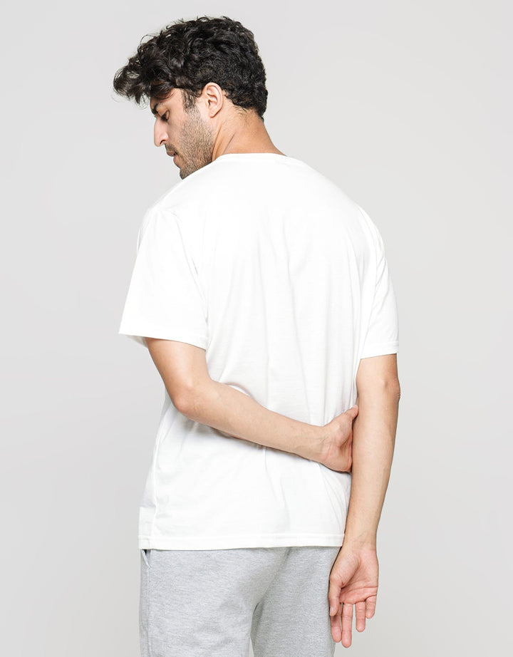 Marvel Iron Man Text Kaos Print Pria