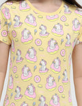 Aero Short Sleeve T-Shirt Fullprint Unicorn Donut Ban