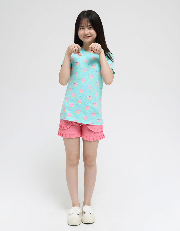 Aero Donut Cat Sprinkle Girls T-Shirt