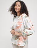 St. Yves Papertouch Printed Blouse Wanita
