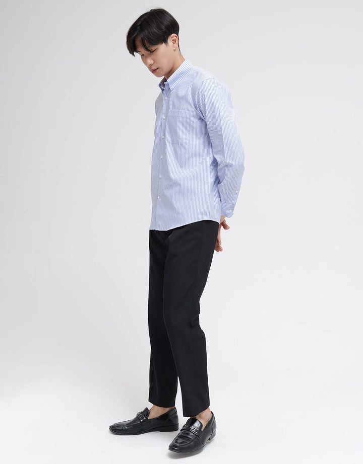 Stanley Adams Long Sleeve Shirt Oxford Stripe