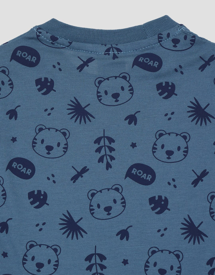 Pipiniko Bear Tencel Kaus Bayi Laki-laki